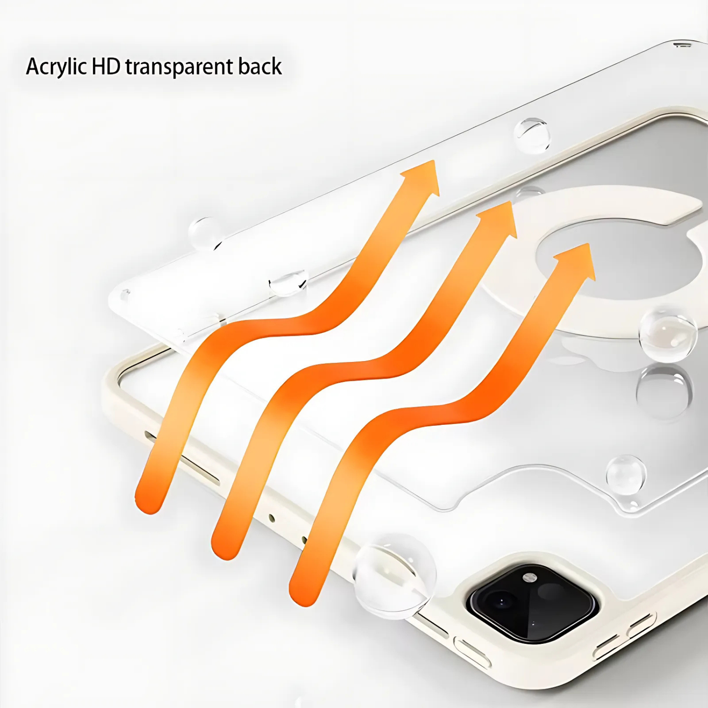 Magnetic Detachable iPad Case