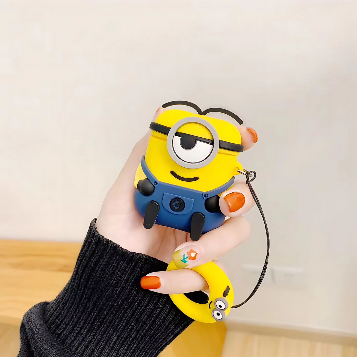 Minion Cartoon Silicone AirPods Case