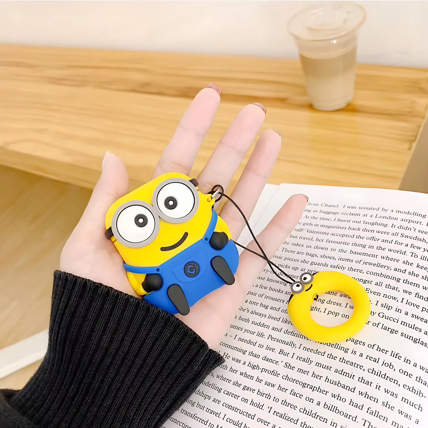 Minion Cartoon Silicone AirPods Case