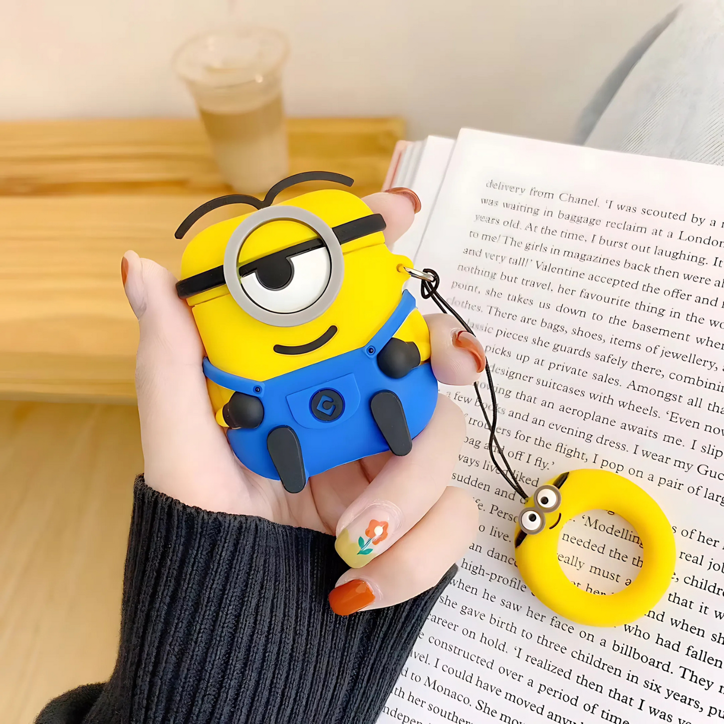 Minion Cartoon Silicone AirPods Case