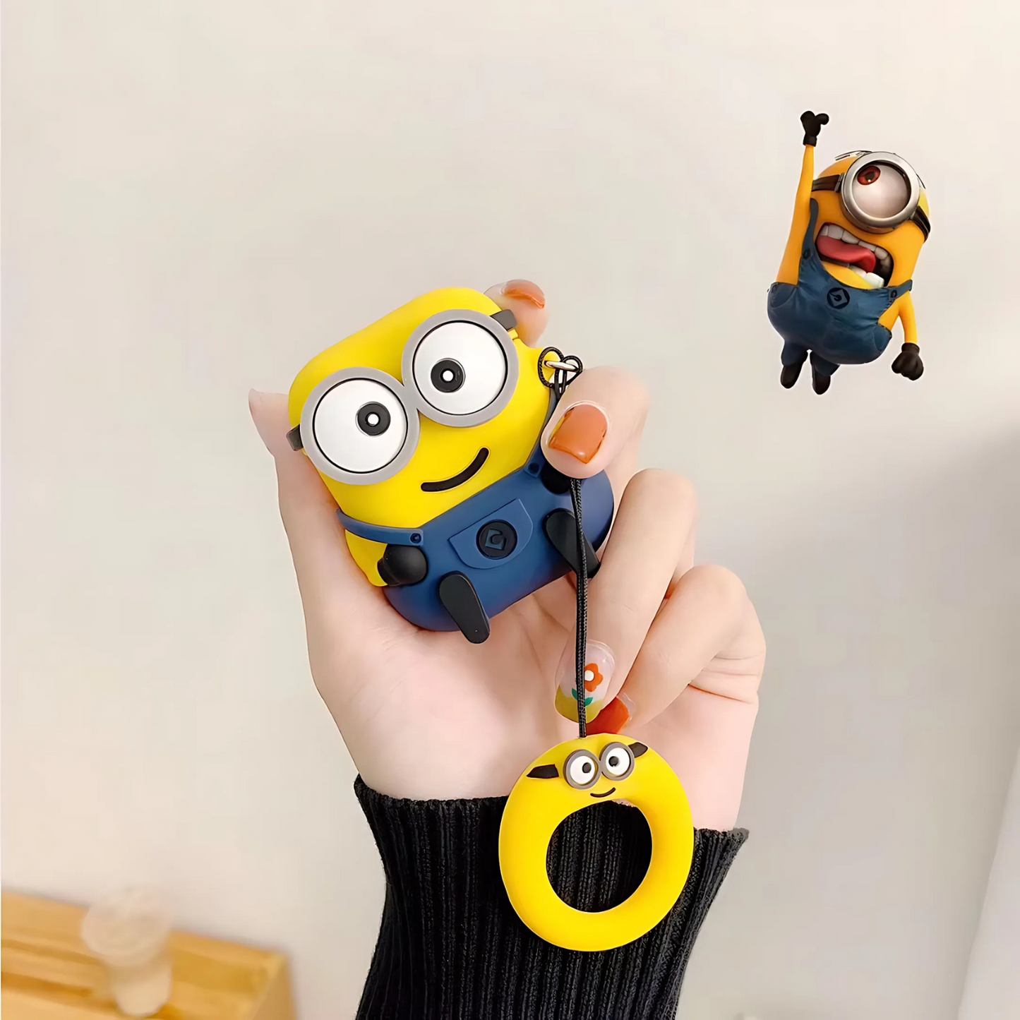 Minion Cartoon Silicone AirPods Case