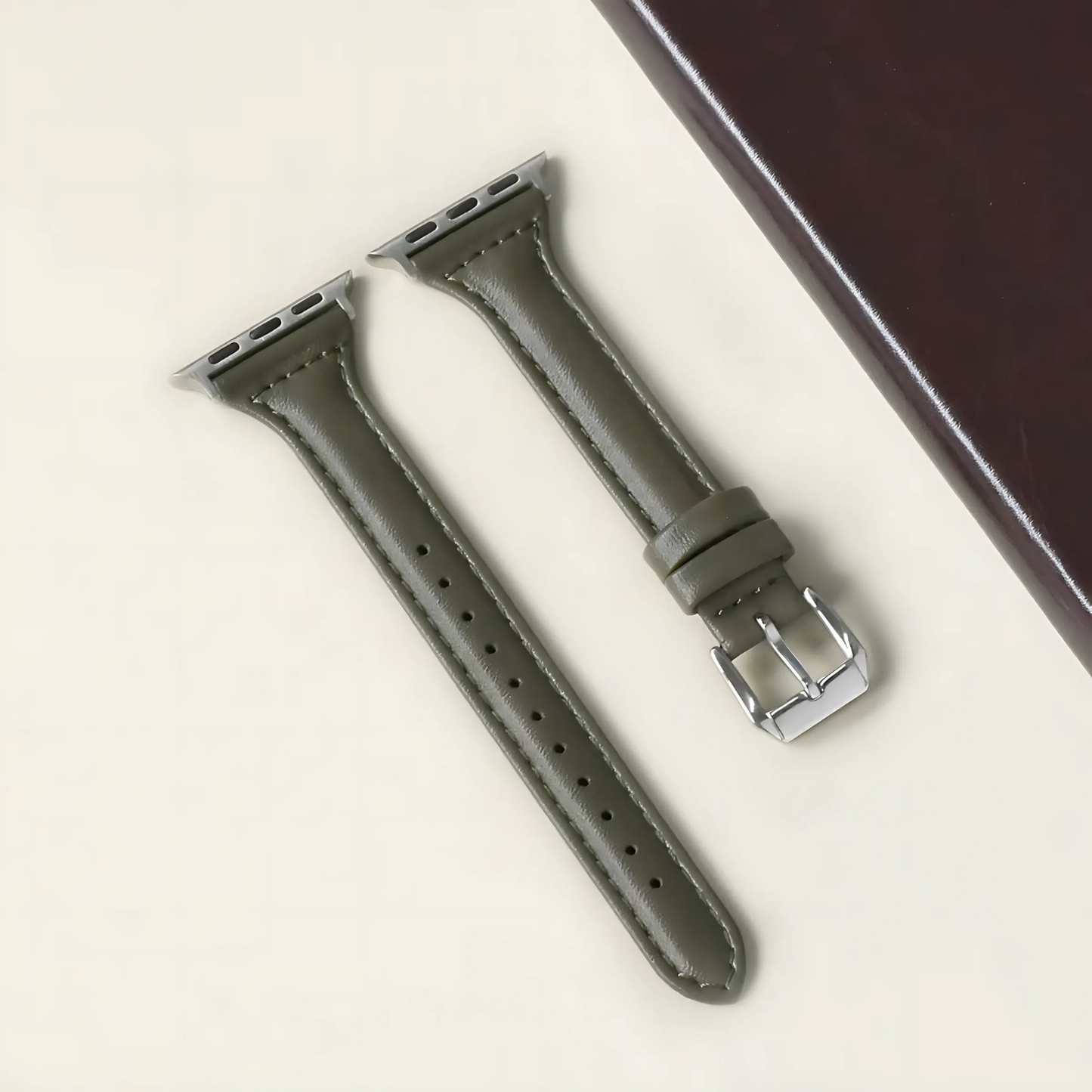 Slim Leather Strap for Smartwatch