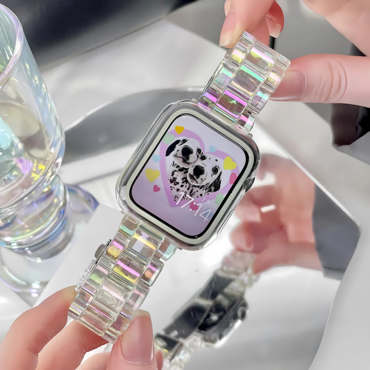 Colorful Resin Smartwatch Strap