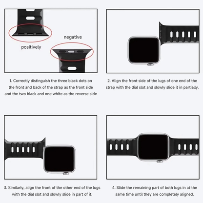 Silicone Sports Watch Band