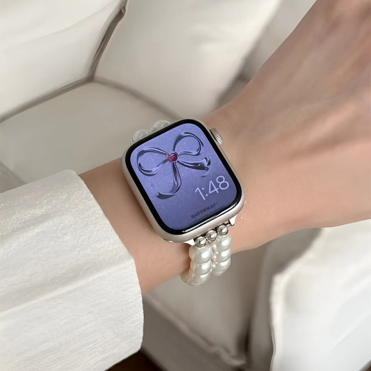 Elegant Pearl Bracelet Watch Band