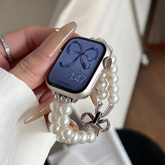 Elegant Pearl Bracelet Watch Band