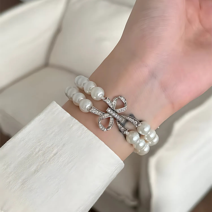Elegant Pearl Bracelet Watch Band