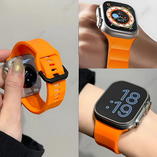 Silicone Watch Case with Strap