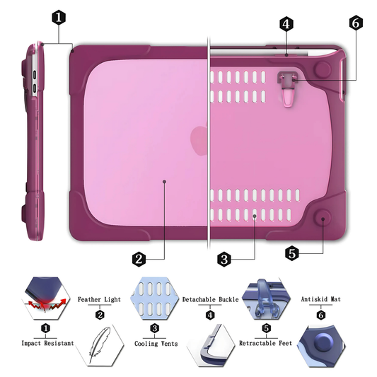 Protective Stand MacBook Case