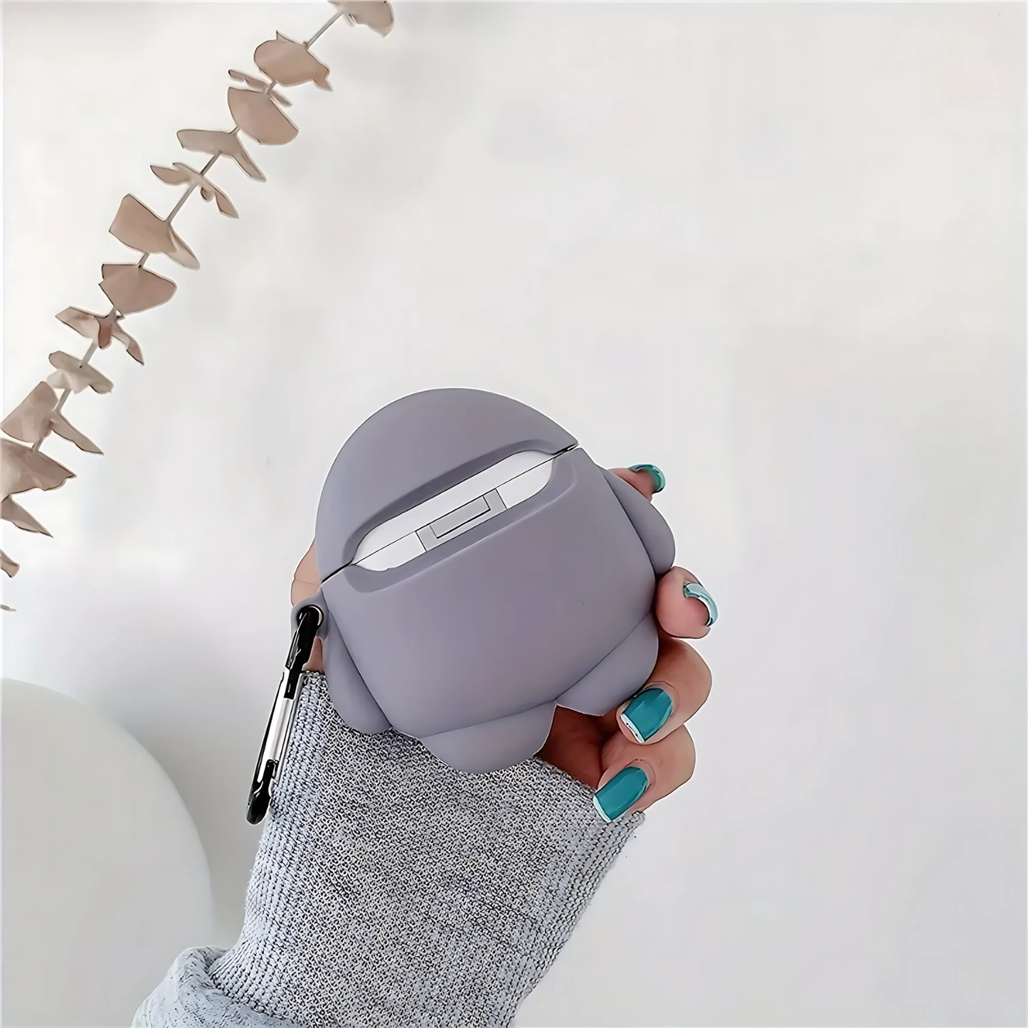 Shark Cartoon Silicone AirPods Case