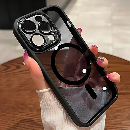 Magnetic Metal Bumper Case with Lens Protection