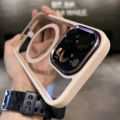 Magnetic Metal Bumper Case with Lens Protection
