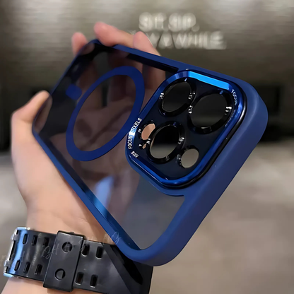 Magnetic Metal Bumper Case with Lens Protection
