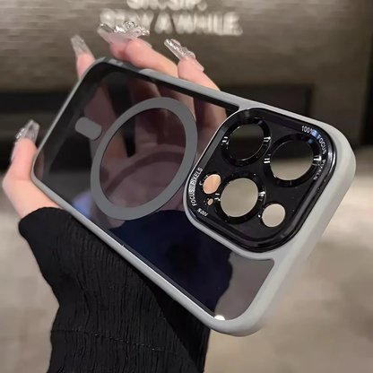 Magnetic Metal Bumper Case with Lens Protection