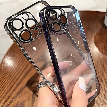 Luxury Clear Electroplated Glitter Case