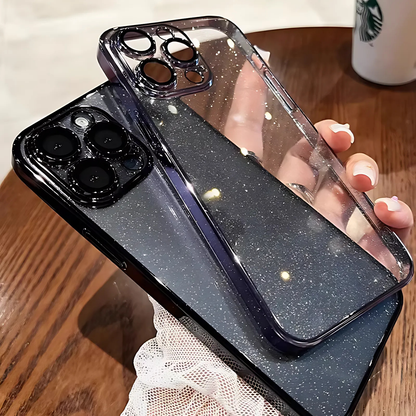 Luxury Clear Electroplated Glitter Case