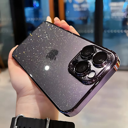 Luxury Clear Electroplated Glitter Case