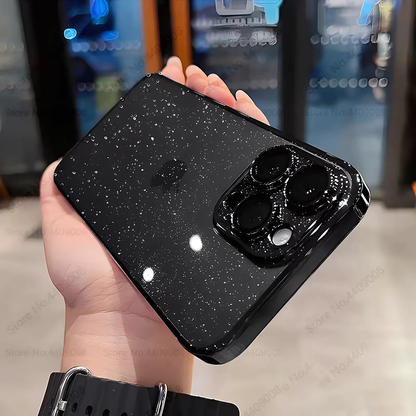 Luxury Clear Electroplated Glitter Case