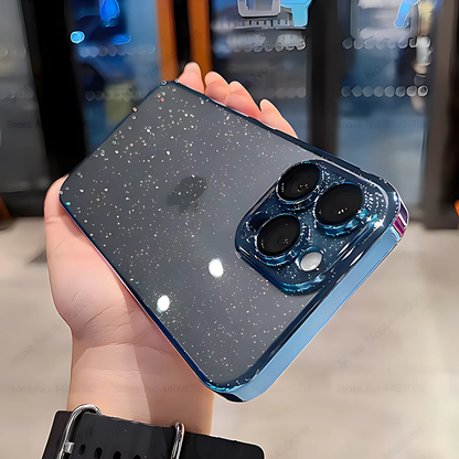 Luxury Clear Electroplated Glitter Case
