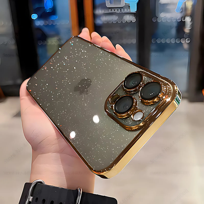 Luxury Clear Electroplated Glitter Case