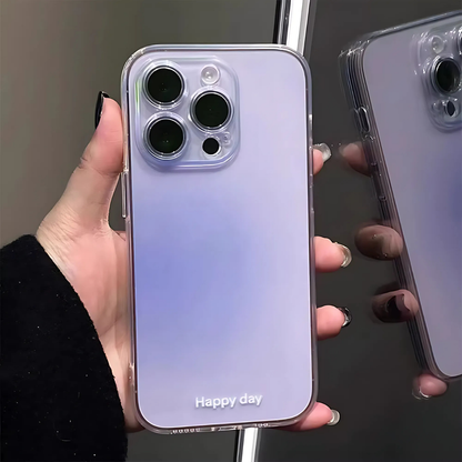 Clear Powder Pink Silicone Phone Case