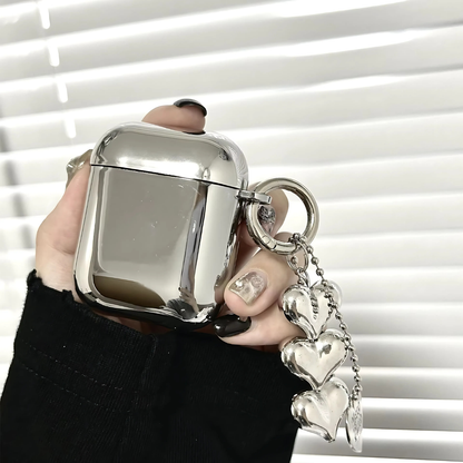 Electroplated Silver Airpods Case