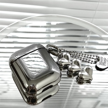 Electroplated Silver Airpods Case