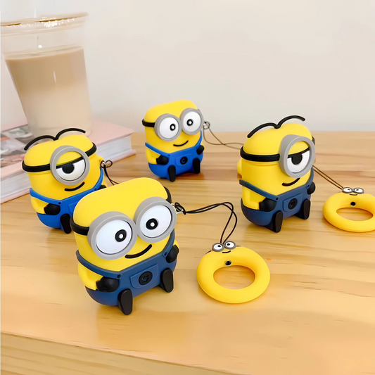 Minion Cartoon Silicone AirPods Case