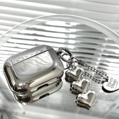 Electroplated Silver Airpods Case