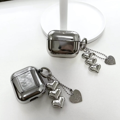 Electroplated Silver Airpods Case